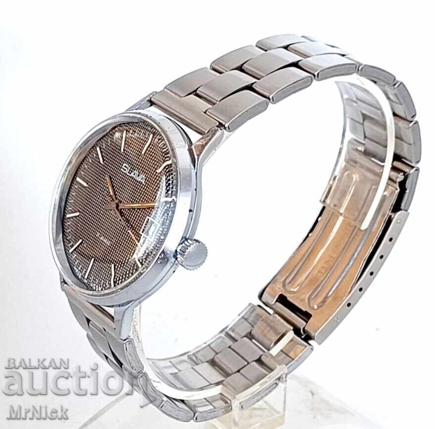 Slava - men's mechanical hand-winding watch with price 54.00 €