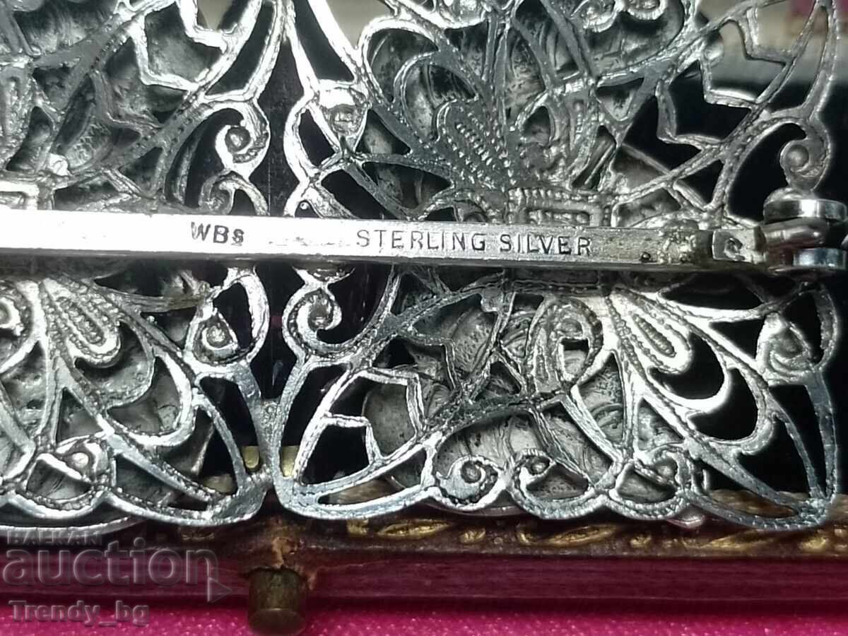 Delivery of English silver brooch Ward Brothers (WBs) | 15.2 g