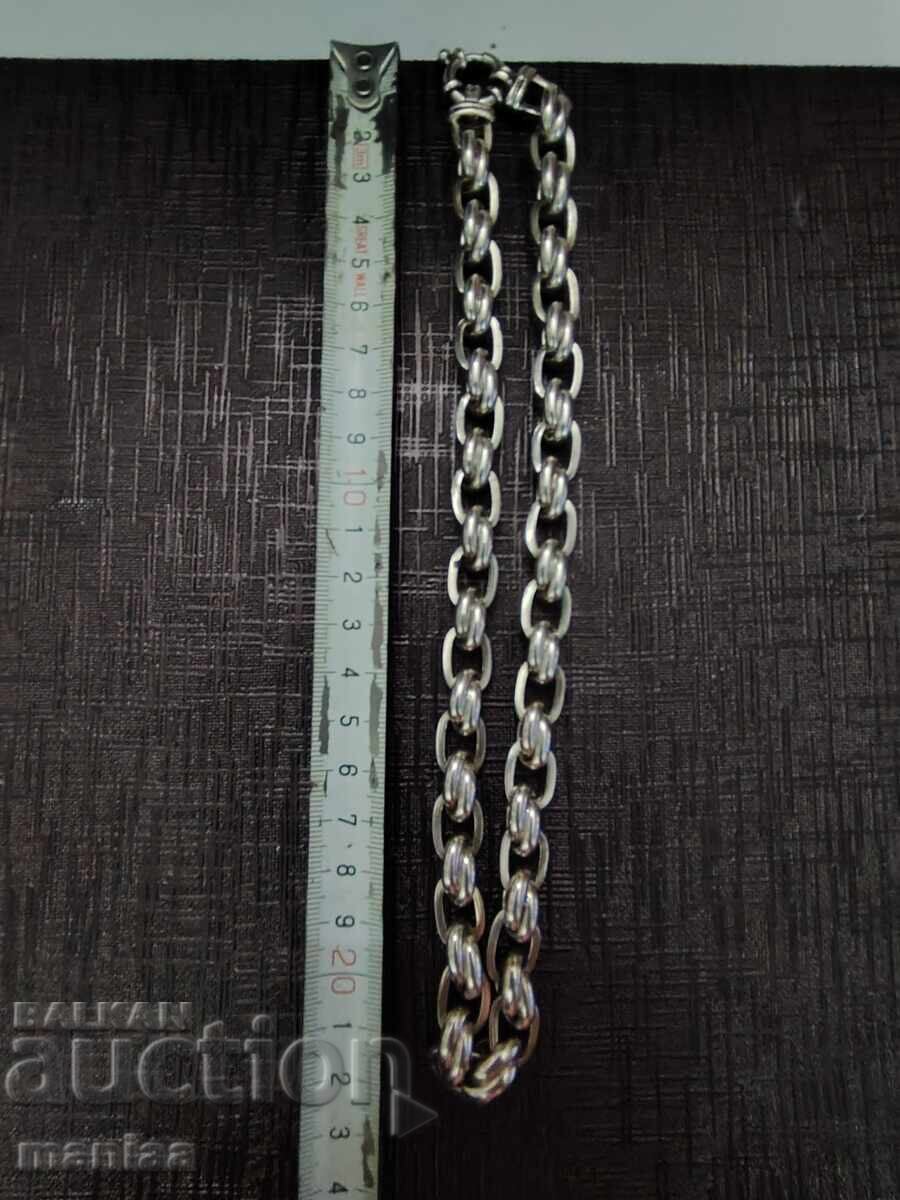 Solid silver hallmarked chain - 6