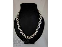 Solid silver hallmarked chain