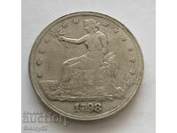 Сувенир $ 1 железен 1798 год.с диаметър 3.5 см