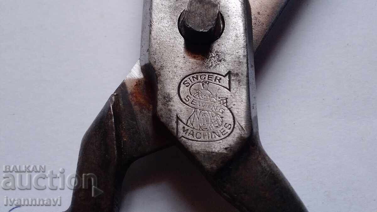 SOLINGEN - SINGER advertising sewing scissors large rare - 7