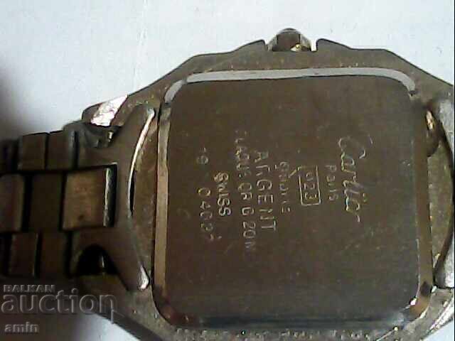 4-watch Cartier works, no battery, relic - 5