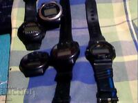 Electronic 4-watches, working, no batteries