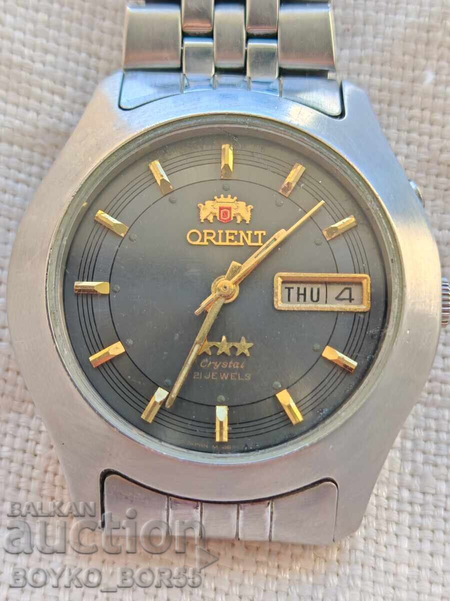 Японски Мъжки Ръчен Автоматичен Часовник Ориент ORIENT с цена 97.00 € Японски Мъжки Ръчен Автоматичен Часовник Ориент ORIENT с цена 97.00 €