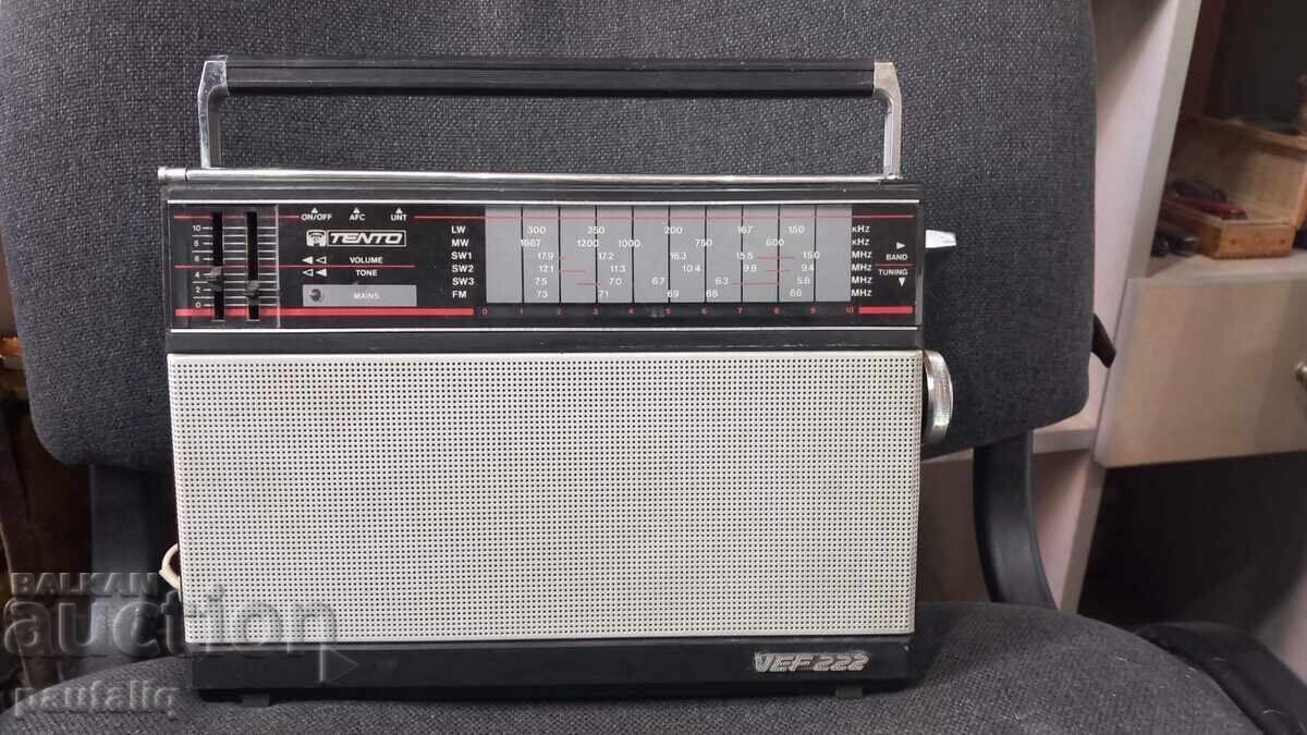 Vintage radio transistor Vef 222 with price 20.00 €