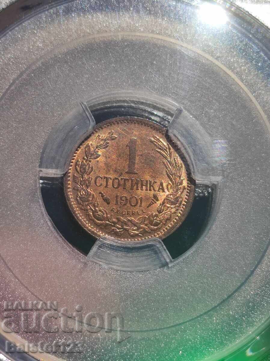1 σεντ 1901 MS64RB με τιμή 1090.00 €