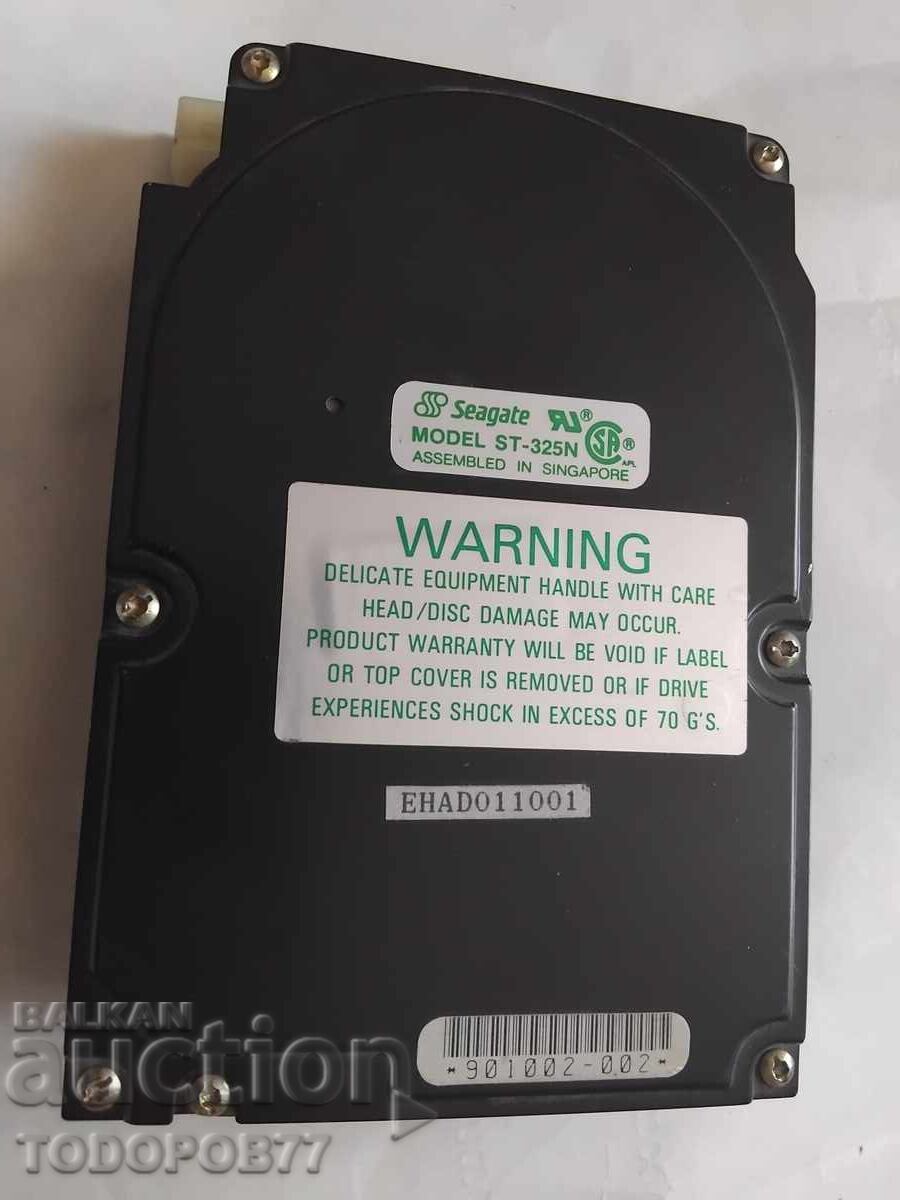 Delivery of Old "Seagate" hard drive made in Singapore