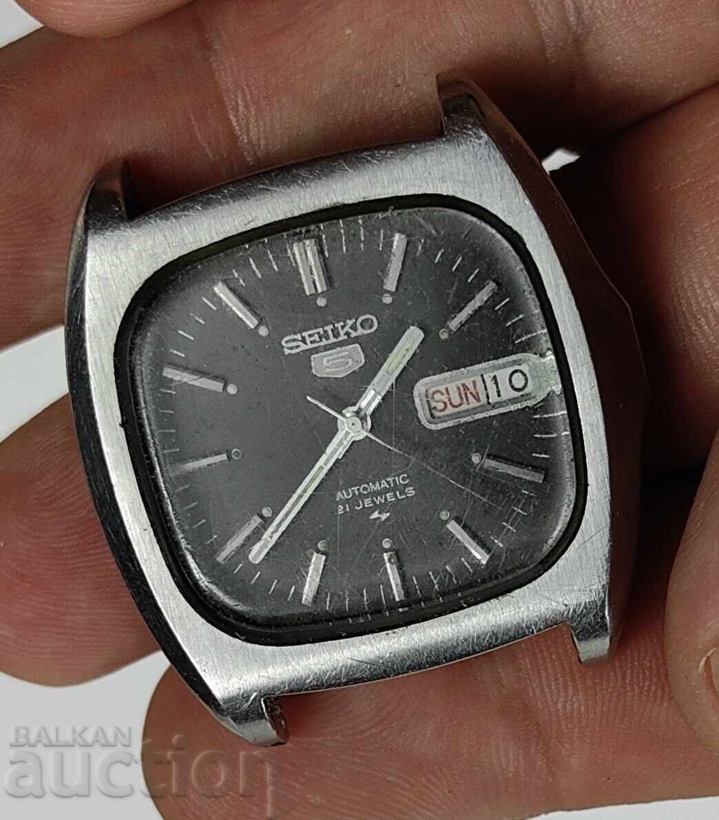 SEIKO 5 AUTOMATIC СЕЙКО РАБОТЕЩ РЯДЪК МЪЖКИ РЪЧЕН ЧАСОВНИК