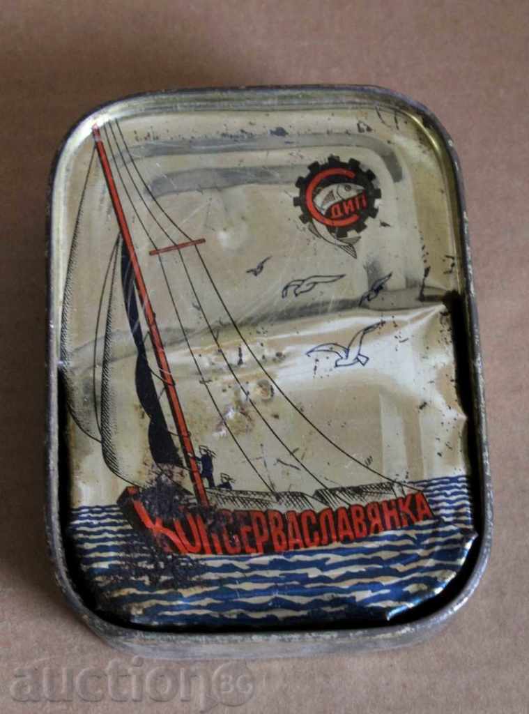 SOCIALIST TIN BOX FISH CANNED FISH CANNED FISH CANNING