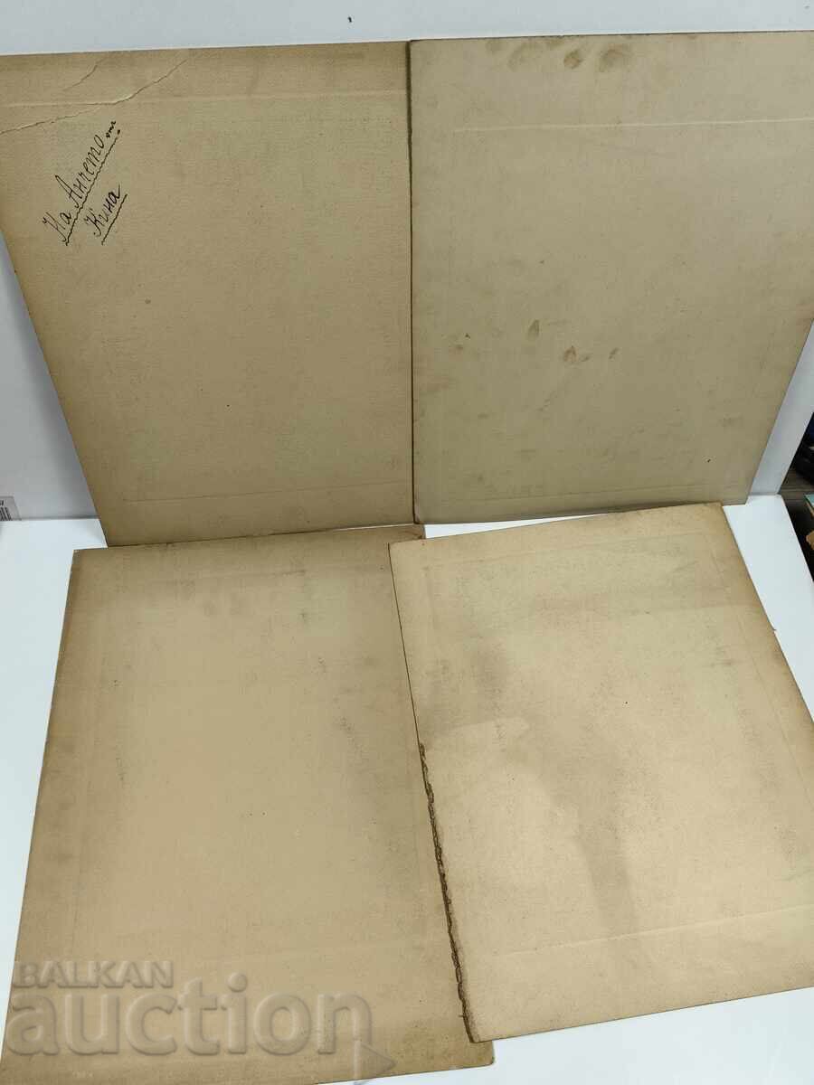 WEDDING VERY LARGE WEDDING PHOTOS PHOTO THIN CARDBOARD - 5
