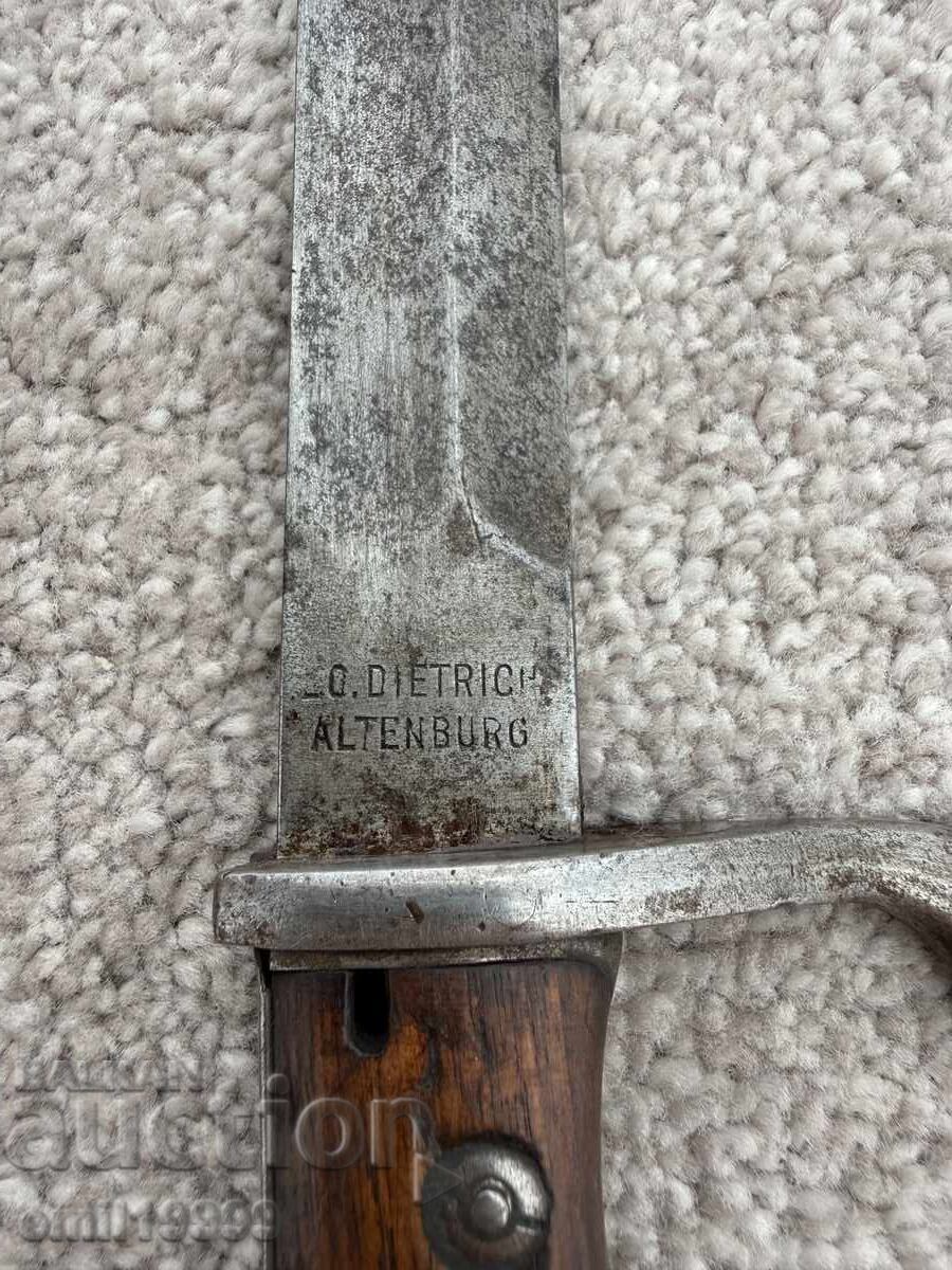 Auction  Rare German Mauser S98/05 "Butcher" bayonet with two markings