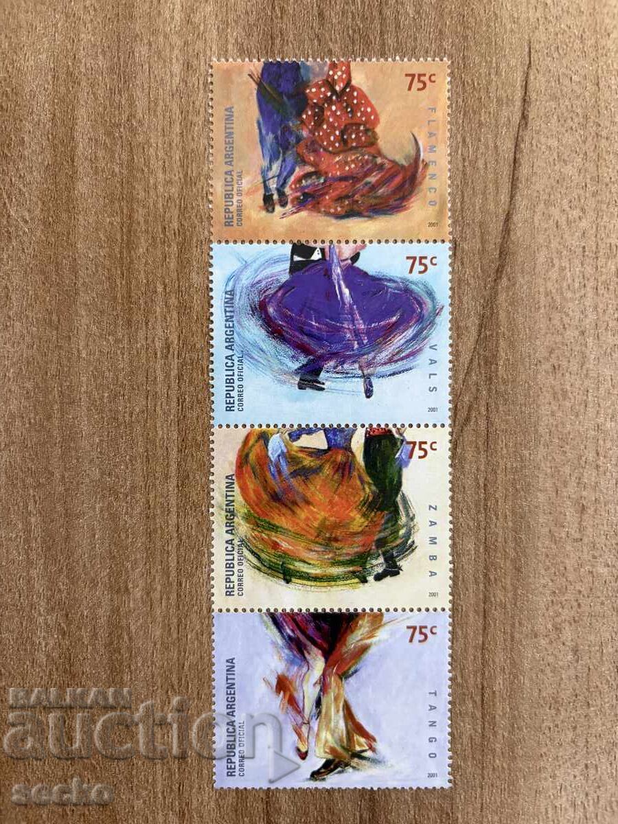 Αργεντινή - Χοροί (2001) MNH