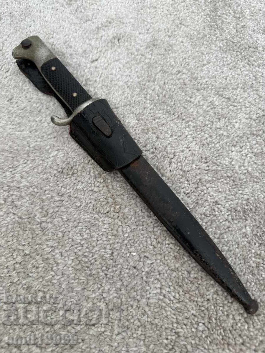 Mauser KS98 parade bayonet with scabbard and frog - 5