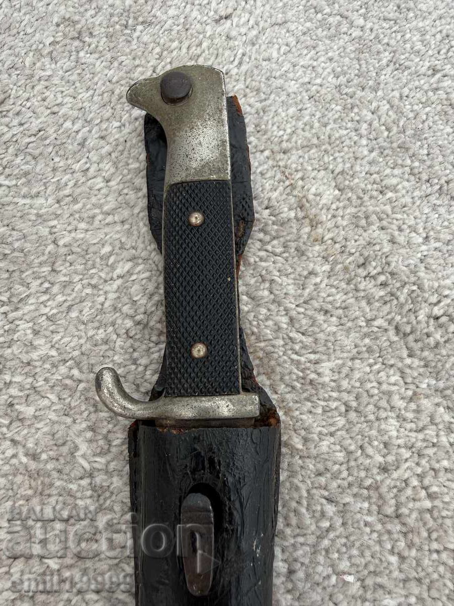 Mauser KS98 parade bayonet with scabbard and frog - 6
