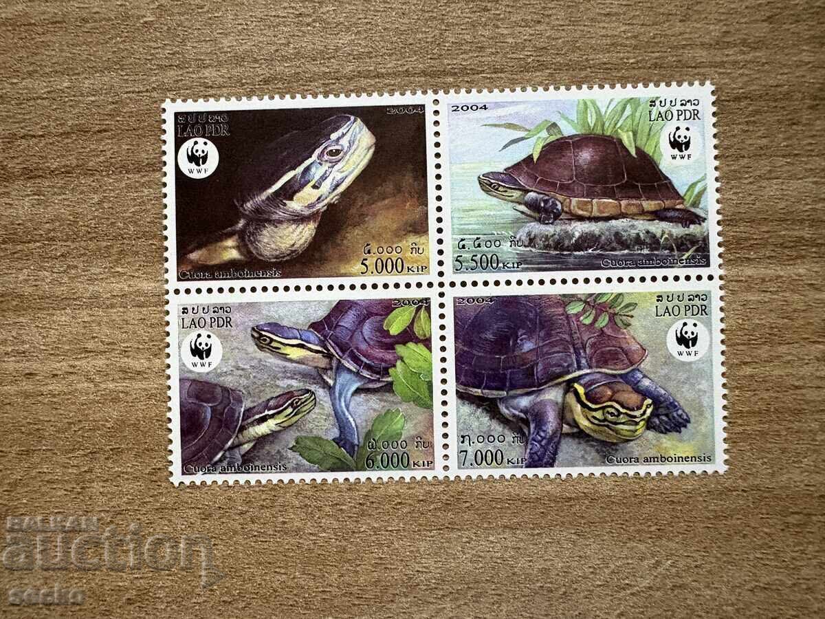 Λάος - Μαλαισιανή Κουτιοχελώνα (2004) MNH