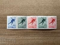 Швеция - Световно първенство по кънки бягане (1966) MNH