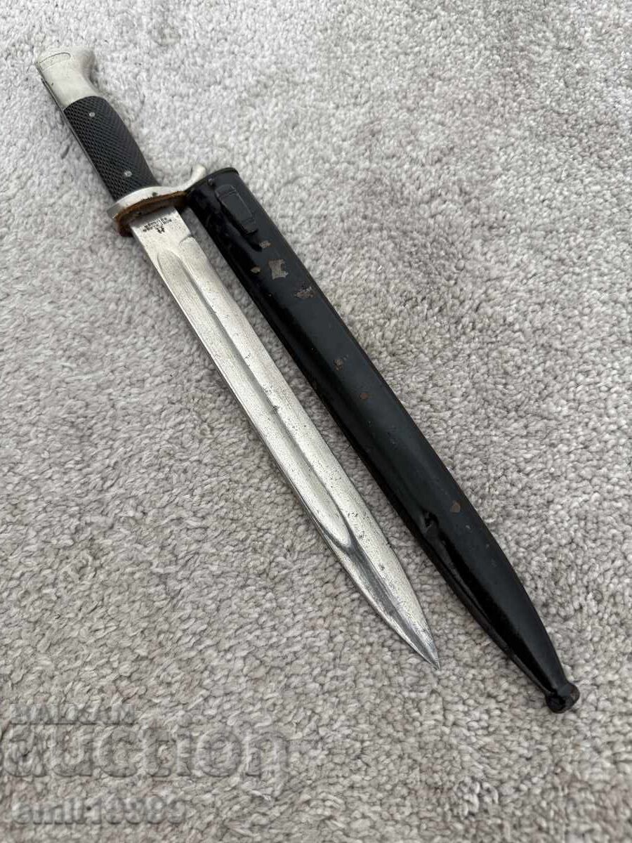 Mauser KS98 parade bayonet Robert Klaas Solingen with scabbard - 7
