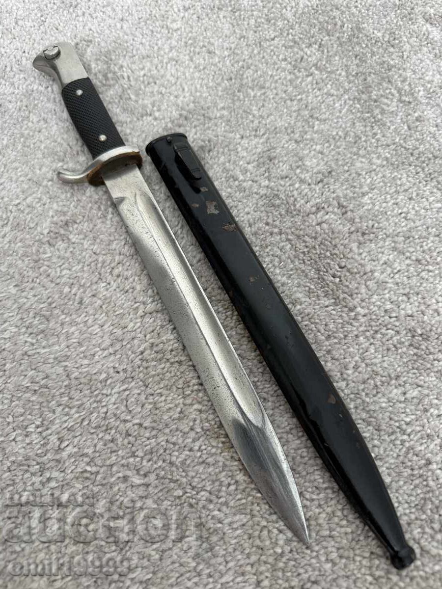 Mauser KS98 parade bayonet Robert Klaas Solingen with scabbard