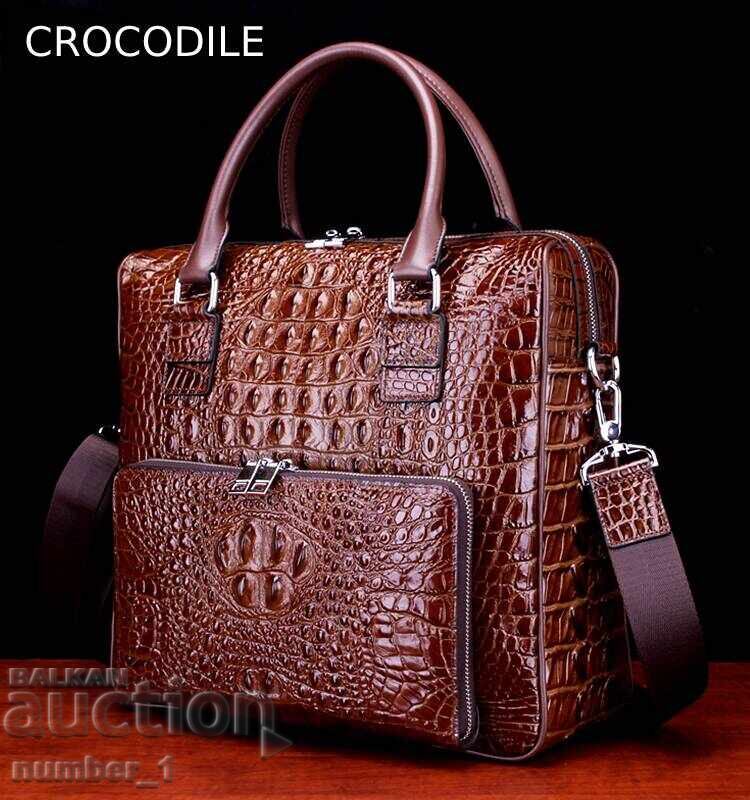 Geantă de afaceri de designer din piele naturală Geantă de afaceri de designer din piele naturală