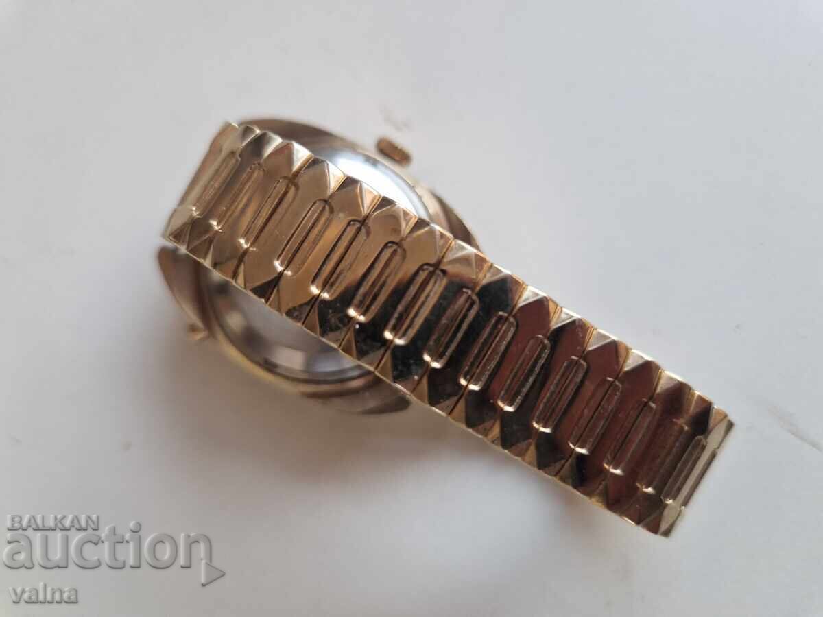 POLJOT, 23 jewels, automatic, cal 2627.2H, case 35x40mm! USSR - 5