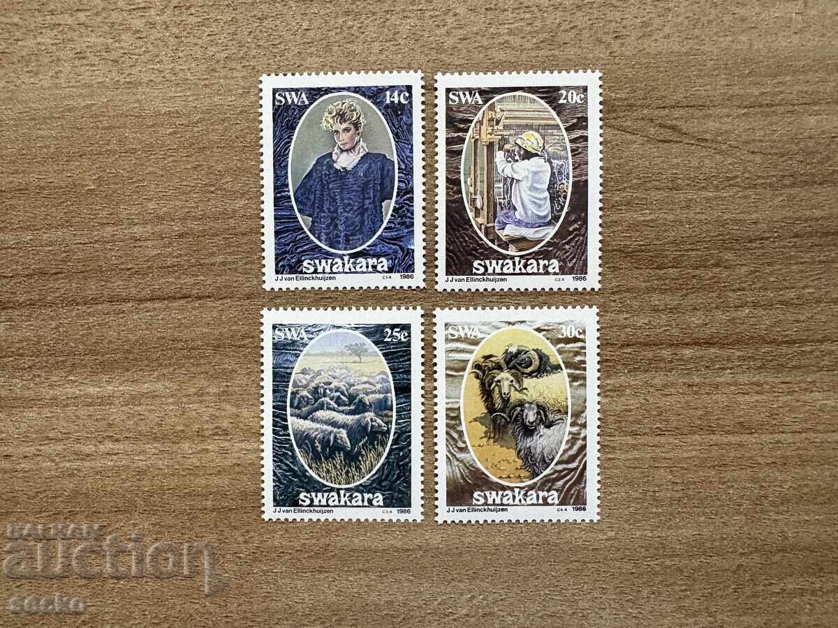 Югозападна Африка - Каракулска кожарска промишлен (1986) MNH