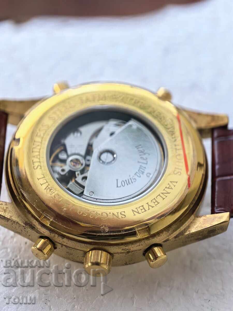 Delivery of LOUIS VAN LEUEN AUTOMATIC RARE RUNS STOPS BZC !!!!! Delivery of LOUIS VAN LEUEN AUTOMATIC RARE RUNS STOPS BZC !!!!!