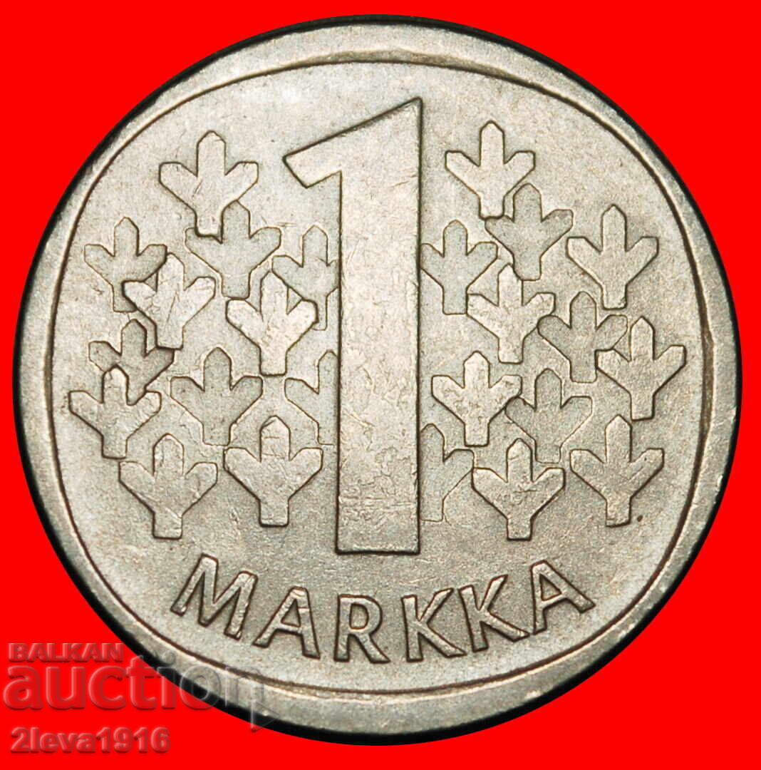 Ⰺ LEU (1964-1993): FINLANDA ★ 1 MARCĂ 1984N NU ESTE ARGINT! A r1!