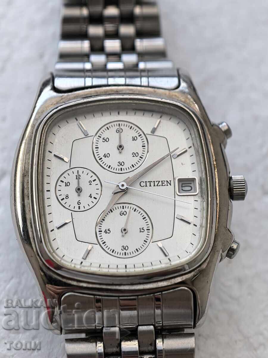 CITIZEN ΧΡΟΝΟΓΡΑΦΟΣ QUARTZ ΙΑΠΩΝΙΑΣ ΣΠΑΝΙΟ ΛΕΙΤΟΥΡΓΕΙ ΧΩΡΙΣ ΕΓΓΥΗΣΗ με τιμή 0.01 €
