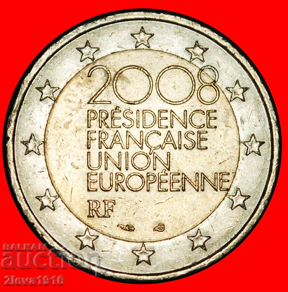 Ⰺ 6 LINES: FRANCE★2 EUROS 2008 I r1 NON-PHALLIC 2007-2026!