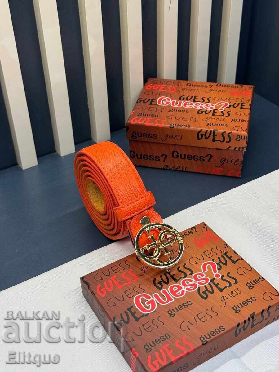Delivery of Genuine leather belts in a Guess box