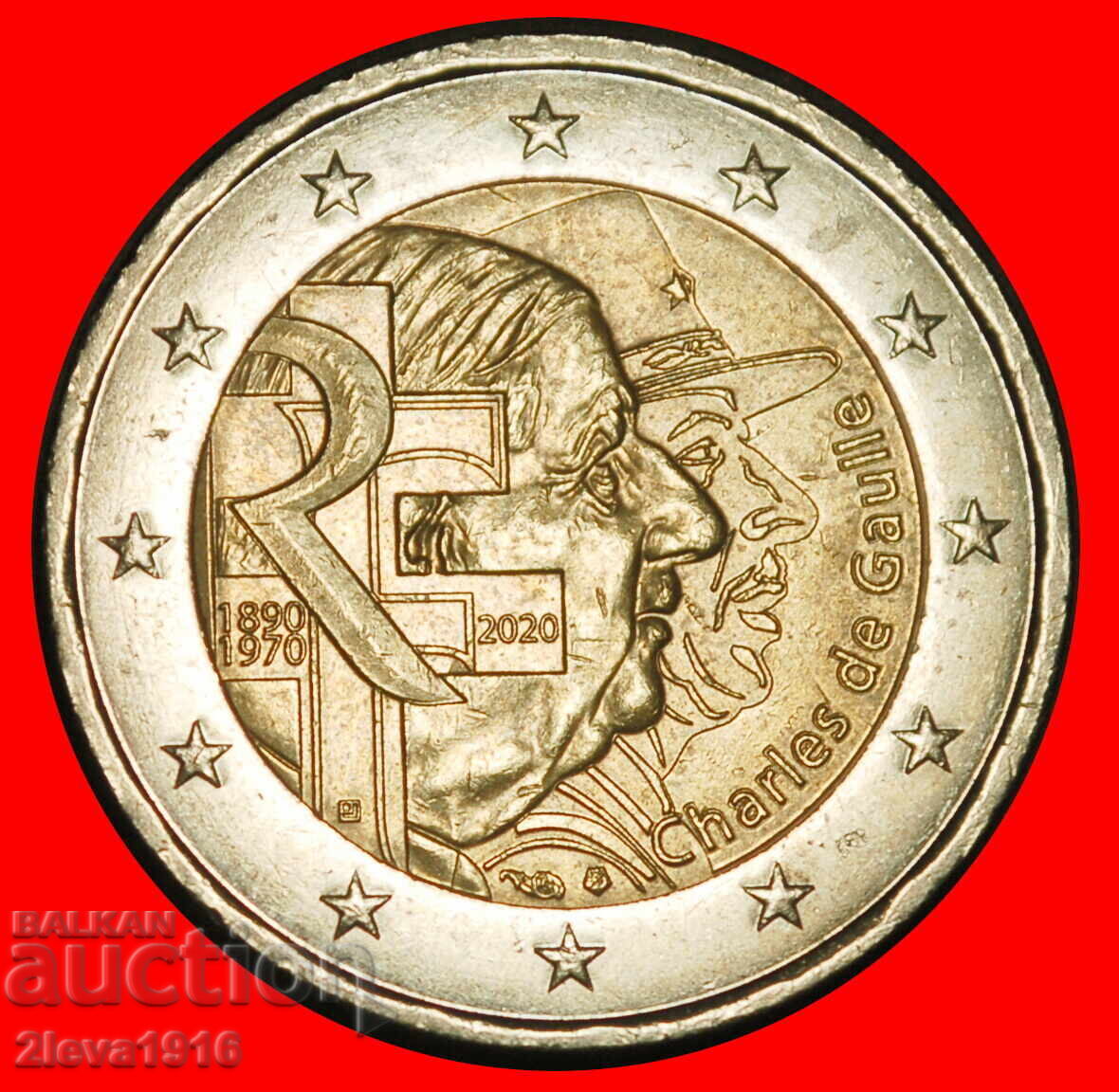 Ⰺ CROSS 1890-1970:FRANCE★2 EUROS 2020! NON-PHALLIC 2007-2026