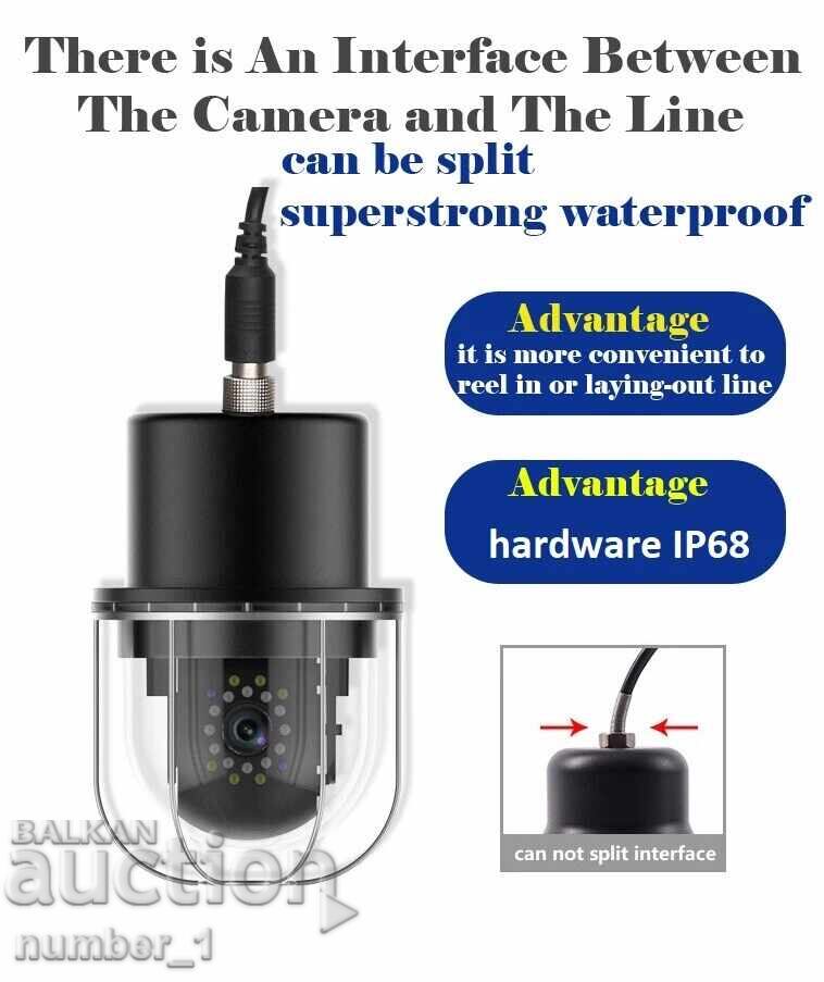 10.1inch TFT Подводна камера с 100м кабел и 20 LEDs светлини - 6 10.1inch TFT Подводна камера с 100м кабел и 20 LEDs светлини - 6