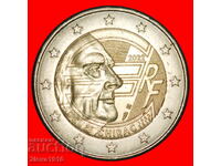 SYMBOL € 1932-2019:FRANCE★2 EURO 2022 NON-PHALLIC 2007-2026
