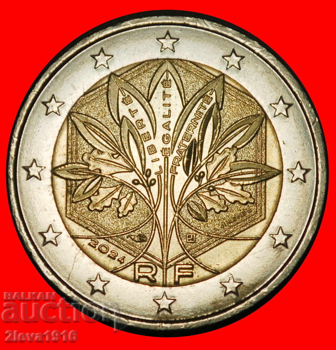 Ⰺ NON-PHALLIC 2007-2026: FRANCE ★2 EUROS 2024 WORLD TREE UNC