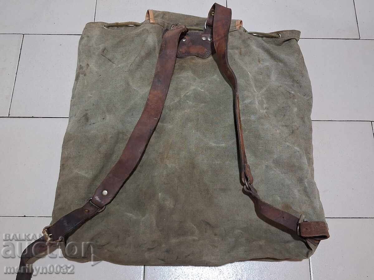 Canvas backpack tourist bag sack with price 26.54 €