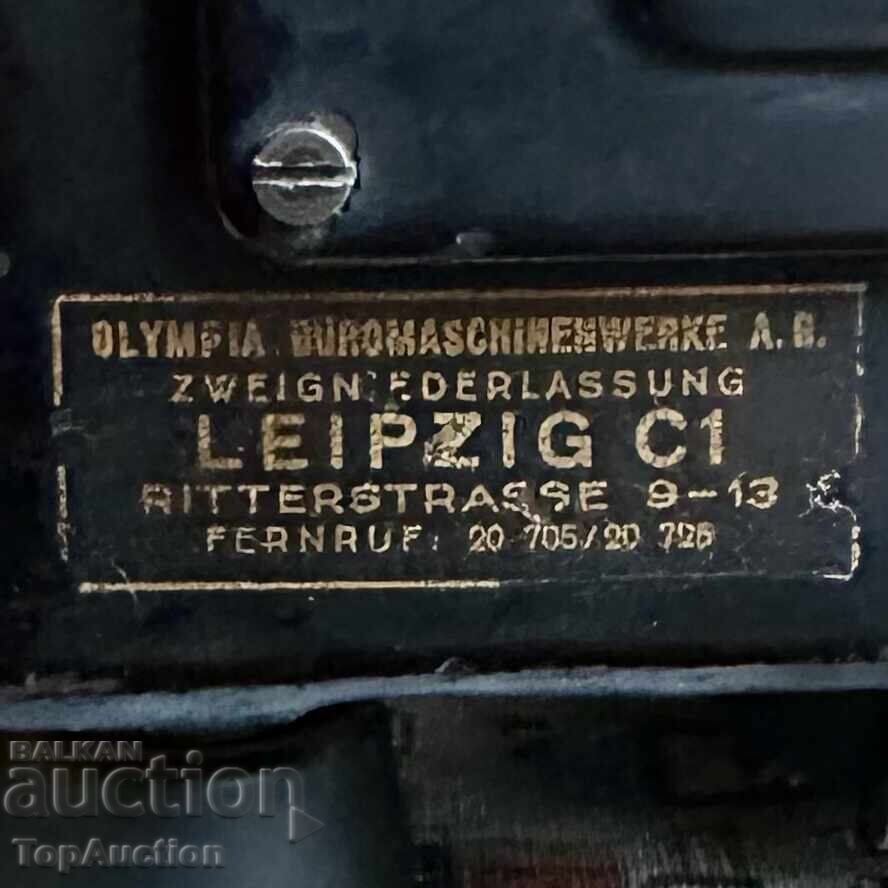 Γραφομηχανή Olympia Mod. 8 QWERTZ Λειψία Ritterstrasse με τιμή 50.00 €