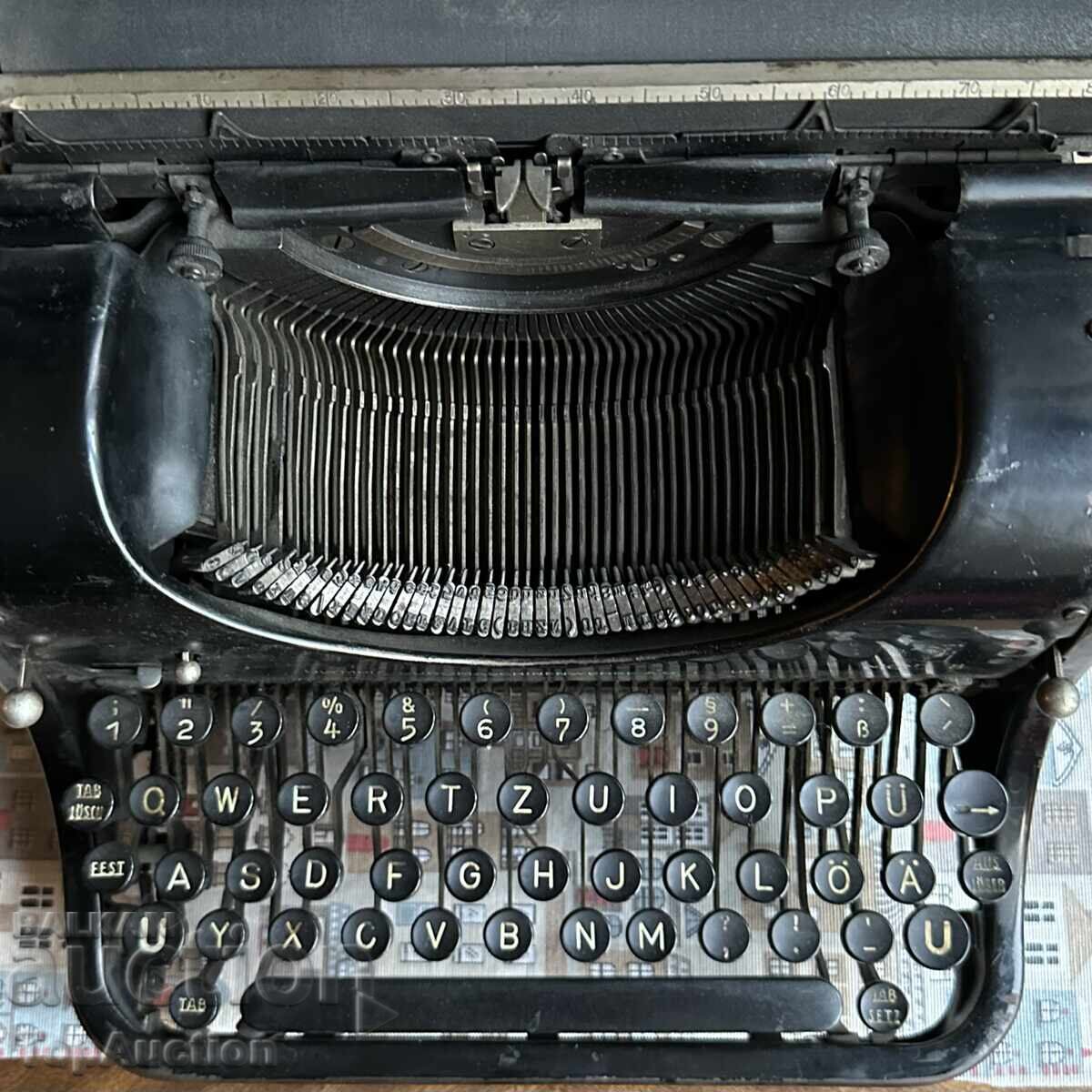 Γραφομηχανή Olympia Mod. 8 QWERTZ Λειψία Ritterstrasse - 6