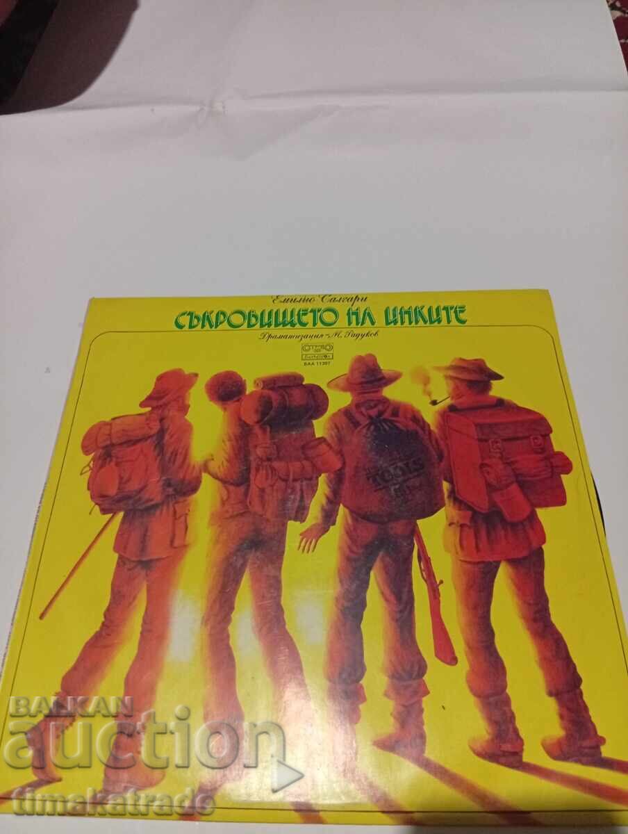 Vinyl VAA 11397 Emilio Salgari. Treasure of the Incas Vinyl VAA 11397 Emilio Salgari. Treasure of the Incas