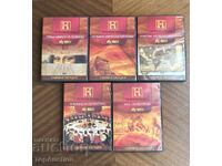 DVD collection series Secrets and Mysteries History Channel, 5 pcs
