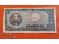 ROMANIA ROMANIA 100 leu emisiune 1966 - 2