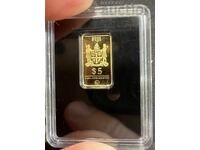 5 dolari 2021 Fiji 1/100 Oz