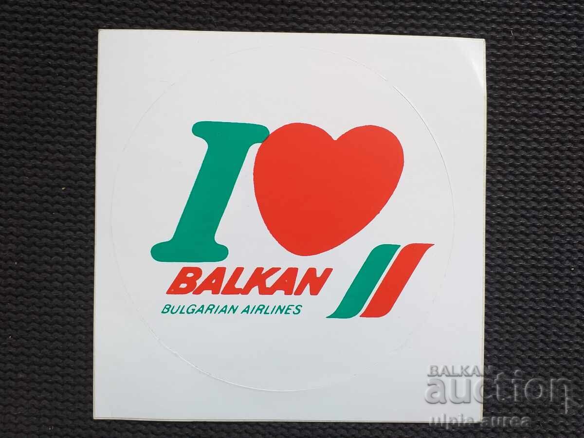 BGA BALKAN Autocolant publicitar BGA BALKAN Autocolant publicitar