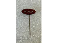 Παλιά καρφίτσα σμάλτο ελβετικά ρολόγια Doxa DOXA