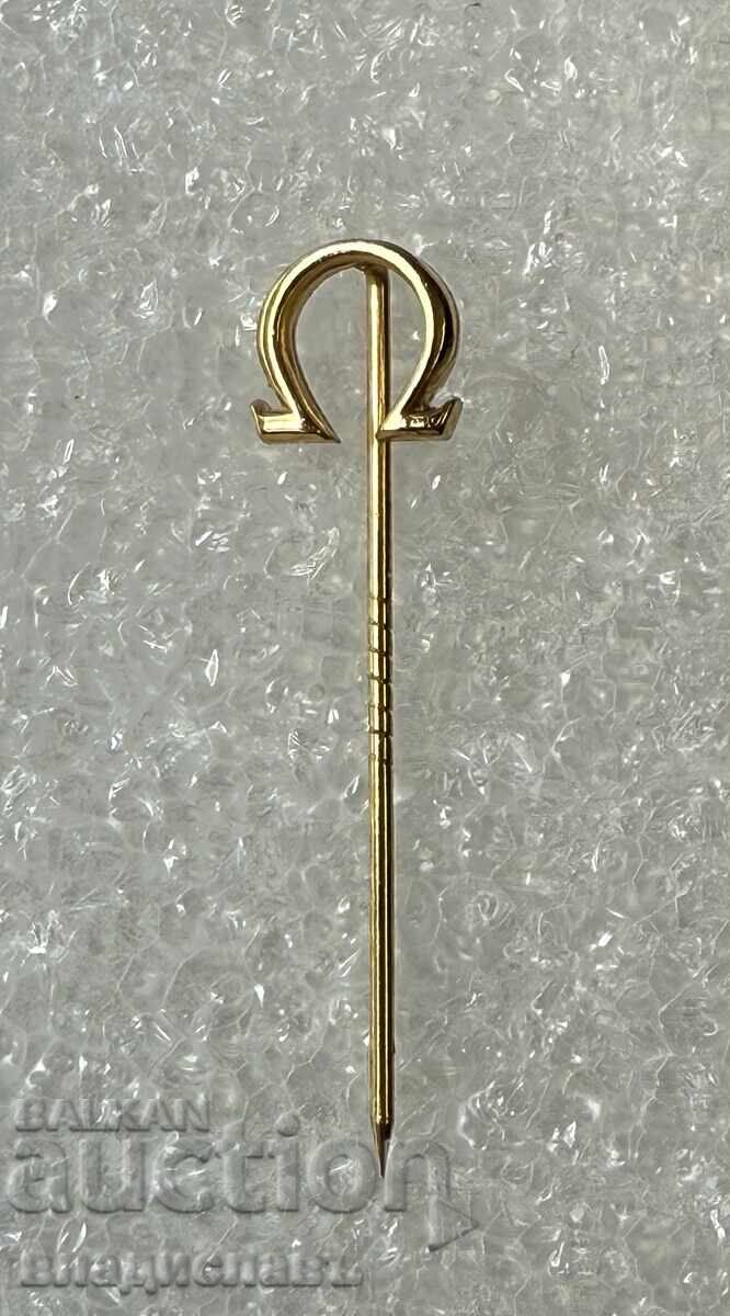 Old Omega Swiss watches badge with price 65.00 € Old Omega Swiss watches badge with price 65.00 €
