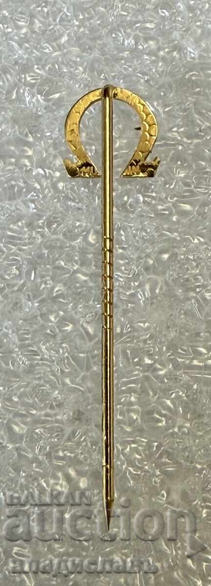 Auction Old Omega Swiss watches badge Auction Old Omega Swiss watches badge