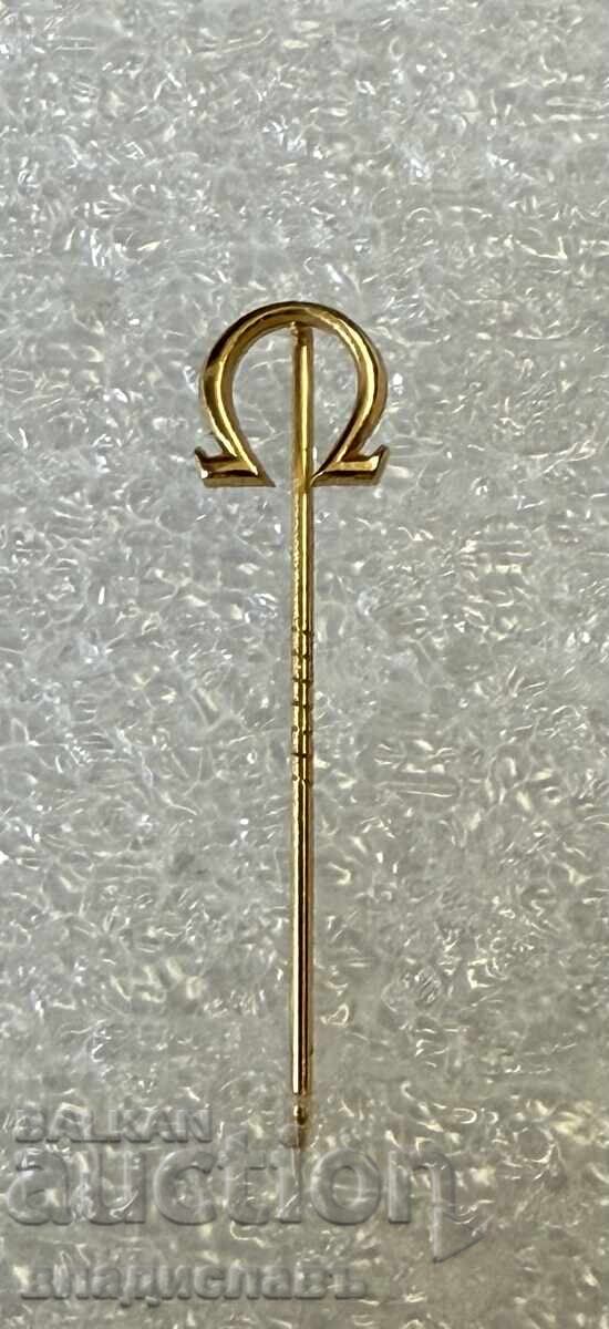 Old Omega Swiss watches badge Old Omega Swiss watches badge