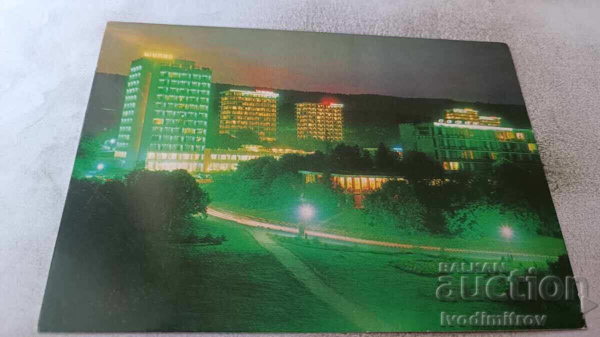 Postcard Golden Sands Night View 1973 Postcard Golden Sands Night View 1973